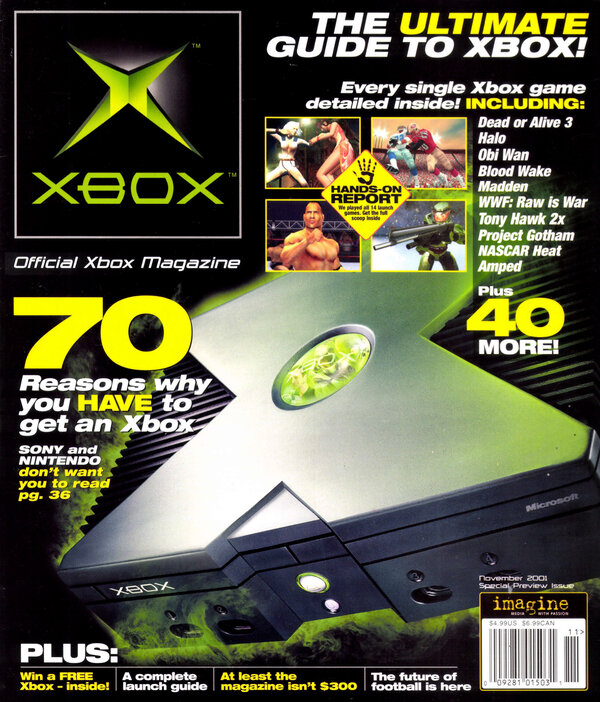 Official Xbox Magazine Issue 0 (November 2001) cover